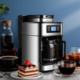 2 In1 Drip Coffee Maker Automatic Coffee Machine With Grinder  Espresso Machine American Coffee Maker With Coffee Bean Grinder