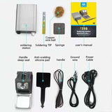 OSS T210 Electric Soldering Iron Constant Temperature Soldering Station Temperature Adjustable Repair Welding Tool Set Tools