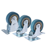 4PCS 2.5/3 Inch Swivel Furniture Caster Wheels Heavy Duty Industrial For Carts Workbench Industrial Equipment Rolling Trolley