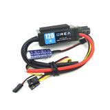 RC CREA 120A 3-6s Brushless ESC built-in BEC with One Key Reverse Brake and Function for Fixed wing Ducted Airplane Drone