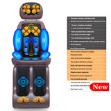 Full Body Electric Vibrating Massage Cushion Neck Back Waist Hip Leg Heating  Massage Muscle Stimulator Massage Chai