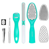 Professional 8 in 1 Pedicure Tools Set, Foot Care Stainless Steel Foot Rasp Foot Dead Skin Remover Pedicure Kit