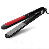 LCD Display Titanium plates Flat Iron 1 inch Straightening Irons Styling Tools Professional Hair Straightener