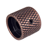 Professional Metal Guitar Tone Volume Knob Potentiometer Hat Cap Guitar Parts Push Knob with Hole Guitarra Accessories