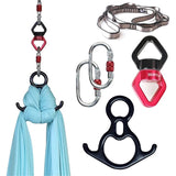 Hardware For Aerial Dance Set Aerial Silk Swivel Climbing Yoga Accessories Fly Aerial Silks And Hammock Swing Accessories