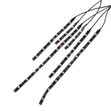 1PC 6-in-1 Multi-Color Atmosphere Neon IP65 Waterproof Lamp Strips LED Motor Lights Kit with