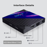 H96 Mini V8 RK3228A 4K HD Network Player Media Player TV Box 2+16G Android10.0 Smart Set-Top Box Home Remote Control Set-top Box