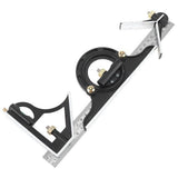 1pcs 300mm High Precision Protractor Multi-Function Professional Measuring Tools Combination Square Angle Ruler Carpenter