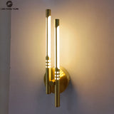 Modern Led Wall Light Gold&Black Sconce Wall Lamp Bedside Light For Living room Dining room Bedroom Copper Lamp Wall Led Lamp 6W