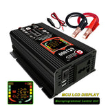 1PC Power Inverter DC 12V to 110V/220V AC Power Converter Pure Sine Wave 500W Power Transformer Inverter Car Charger Adapter