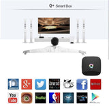 Q Plus Smart TV Box Android 9.0 TV Box 4GB RAM 32GB/64GB ROM Quad Core H.265 USB3.0 2.4G WiFi Set Top Box 4K TVBOX Media Player