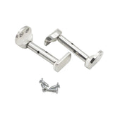 Tooyful 2PCS Violin Chin Rest Screw for 3/4 4/4 Violin Accessory Parts Sliver