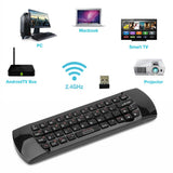 Rii Mini I25A Multifunction Portable 2.4G Wireless Fly Mouse Russian English Keyboard I25 Remote For Android TV Remote TV BOX