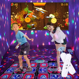 Single Double Wireless Somatosensory Double Thickening Massage Dance Game Blanket Blanket With Handle Computer TV Dance Blanket