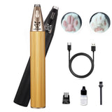 Pet Dog Clippers Professional Foot Hair Trimmer Low Noise Rechargeable Dog Grooming with LED Hairdresser Cutter Remover Machine