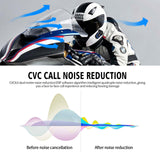 2020 Version S2 Motor Bluetooth V5.0 Helmet Headset Motorcycle FM Radio Headsets Stereo Helmet Earphone with Handsfree