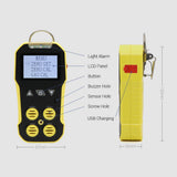 4 In 1 Gases Detector (O2+H2S+CO+LEL) 2 Inch LCD Display Toxic Harmful Gases Detector Combustible Gases Leak Detection