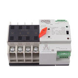 Din Rail 100A 220V ATS Automatic Transfer Switch Electrical Selector Switches Dual Power Switch Uninterrupted Power