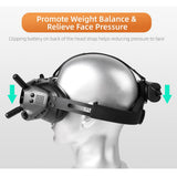 Comfort Decompression Headband With Battery Buckle Fv-td78 Adjustable Replacement Head Strap Compatible For Dji Fpv Goggles V2