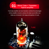 XDuoo MT-601 High Performance Headphone Amplifier 6N11/E88CC Tube + Class-A Transistor Amplifier with AUX in/Out HiFi Headphone