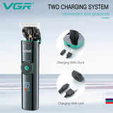 Adjustable speed and blade professional hair trimmer for men beard trimmer rechargeable hair clipper electric haircut machine
