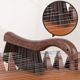 String Cleaning Brush Solid Wood Dust Removal Brush Musical Instrument String Cleaning Brush for Guitar and Violin
