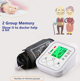 Automatic Digital Blood Pressure Monitor Upper Arm LCD Blood Pressure Monitors with English voice Home BP Heart Rate Pulse Meter