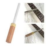 Fret Crowning File Dressing File Wood Handle Fret Repairing Tools for Guitar Bass Maintenance Repairing Polishing Frets Tools