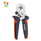 HSC8 6-4A/6-6 Crimping Pliers &amp; Terminals Set Tube Bootlace VE&amp;TE Terminals Hand Tools Electrician Crimper 0.06-10mm2 28-7AWG