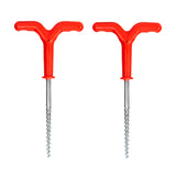 2 Pack Ice Fishing Rod Holder Fishing Ground Support Stand