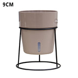 Office With Iron Stand Indoor Decorative Simple Garden Flowerpot Set Vase Self Watering Home Green Planter Balcony Nordic Style