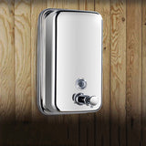 Manual Liquid Soap Dispensers Bathroom Accessories Washing Machine Stainless Steel Dispenser For Shampoo