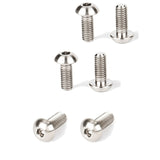 Dropship-6Pcs Titanium TC4 Bolts M5X12mm Hex Head for Bicycle Bottle Cage Install T MTB Mountain Bike Ti Parts Screws