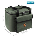 W.P.E Waterproof Fishing Tackle Bag 2-Layer Fishing Lure Reel Storage Bag Fishing Gear Storage Bag Pouch fishing bags