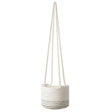 Space Saving Living Room Plant Holder Planter Storage Organizer Balcony Home Decor Hanging Basket Hand Woven Wall With Long Rope