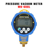 PINTUDY Low / High Pressure Refrigeration Digital Manifold Gauge Tester Pressure Vacuum Meter WK-688H Pressure Gauges Measuring
