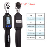 ES2-006AN 1/4 Inch Digital Torque Wrench with Backlight Sound LED Alarm Real-time Peaks Four Units Switching Torque Wrench