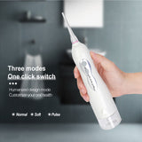 Oral Irrigator USB Rechargeable Water Flosser Portable Dental Water Jet Teeth Whitening Dental Irrigators Braces Teeth Cleaner