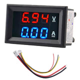 DC 100V 10A 50A 100A Digital Voltmeter Ammeter Wattmeter Voltage Current Power Meter Volt Detector Tester Monitor Voltage Tester