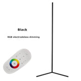 Nordic Modern Simple Remote Control RGB Corner Floor Lamp  for Living Room Bedroom Atmosphere Standing Indoor Light