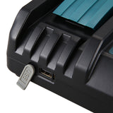 14.4V 18V Li-Ion Battery Charger Voltage Current Lcd Digital Display For Makita Dc18Rf Bl1830 Bl1815 Bl1430 Dc14Sa Dc18Sc Dc18Rc