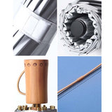 Strong Wind Resistant 3Folding 16K Manual Umbrella Men Parasol Women Rain Large Umbrellas Super Sun Protection And UV