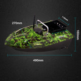 Fishing Bait Boat 500m RC Bait Boat Dual Motor Fish Finder 1.5KG Loading Support Automatic Cruise/Automatic Route Correction