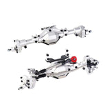 Aluminum Front Rear Portal Axle Assembled Axles for 1/10 Axial SCX10 II 90046 90047 RC Crawler Car Upgrades