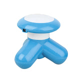 Good Healthy Mini Electric Massager 3-Legged Massage Knob for Body Foot Board Back Neck USB Charging