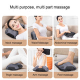 Massage Pillow Intelligent Pain Relief Multi Function Electric Body Massage Pillow Neck Massager Pillow US Plug 100‑240V