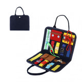 Montessori Baby Toy Busy Board Dressing Buckle Portable Felt Hands-on Learning Board Basic Life Skills Toys Kid Teaching Aids
