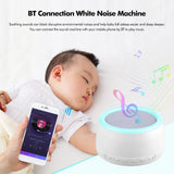 Desktop Rechargeable White Noise Machine Sleep Therapy Sound Machine 30 Soothing Sounds  with Colorful Touch Control Night Light