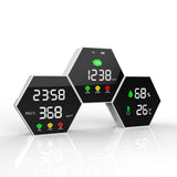 Multifunction CO2 Meter Digital Temp Humidity Tester 3 in 1 Air Quality Monitor Carbon Dioxide PM2.5 Fast Measurement Meter