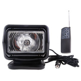 35W Xenon HID Search Work Light Remote Control Black Casing 360 Degree Rotation